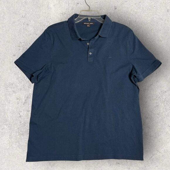 Michael Kors Men's Blue Polo Shirt Size XL - Picture 1 of 10